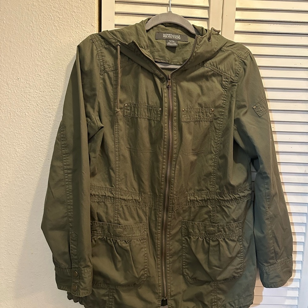 Kenneth Cole Reaction Olive Zip-Up Jacket